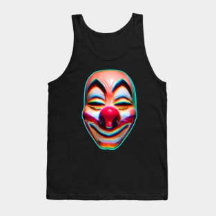 Creepy Clown Mask Tank Top